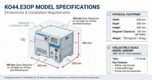 KO44.E3OP model size